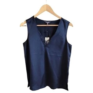 NYDJ, NORDSTROMS, SIZE XXS, *****BLACK**** BRUSHED SATIN TANK TOP NWT